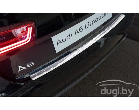 Накладка заднего бампера для Audi A6 Sedan FL (2015-2018)